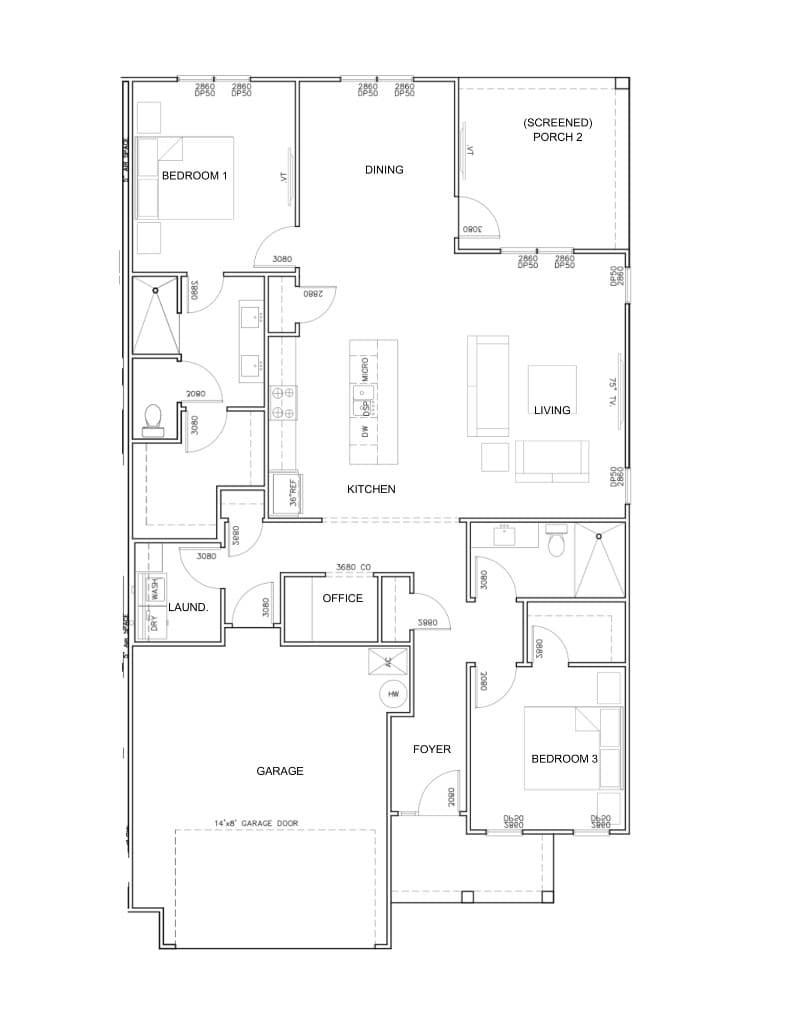 The Myrtle floor plan